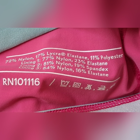 Pink Racerback Sports Bra - Picture 4 of 5